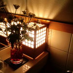 味扇 - お手洗いの中も和空間！