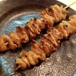 和鶏屋 - H.27.8.8.夜 皮(塩) @140円税別×2本