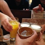 和鶏屋 - H.27.8.8.夜 STAFFのみなさんも巻き込んde乾杯♪