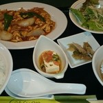 中国レストラン 雪園 - 日替わり  シンガポール炒め