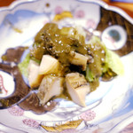 和庵 - 少なめコース鮑肝和え