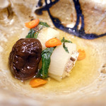 和庵 - 少なめコースぶり大根