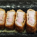 金の豚 おか田 - バラトロとんかつ (140g)