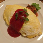 アリンコ モウ ダッシュ - 固焼きオムライスの大盛り（めたぼ仕様）