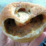 ブランジェリー 101ブリオ - カレー＆チーズ。カレーもチーズもたっぷりで旨かった。