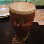 ブルドッグ 銀座 クラフトビール World Beer Pub＆Foods - アイルランド産「キルケニー レギュラー(\790)」。