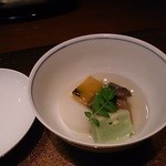 野菜割烹 あき吉 - 焚き合わせ　ナスにかぼちゃにその他いろいろ