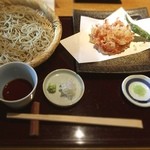 志趣饗粋 蕎麦 鷲ひら - 桜えびのかき揚げせいろ