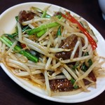 竹林坊 - 韮菜炒山形牛肝／27年12月