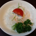 竹林坊 - セットのサラダ／27年12月