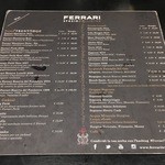 Ferrari Spazio Bollicine - menu