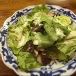 美味これくしょん神田倶楽部 - サラダ グリーントマトのドレッシング