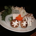 和食堂 信濃 - 野菜盛り（H.27.12)