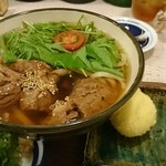 太門 - 肉うどん 牛スジ