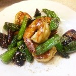 ゆたか - 海老と獅子唐の甘辛炒め