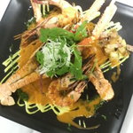 Ｂｌｕｅ - 赤座海老と天使海老のグリル甲殻類とバジルの香り【２４００円】