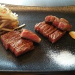 嘉門 - ＊お肉の質は、まあ こんなもんかな(._.) ちょっとゴムのような脂身… ヒレの方が 良かったかも!! 