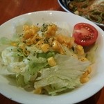 Furansuya - セットのサラダ。