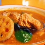 カレー魂 デストロイヤー - とり、ぶた、羊の3種肉MIXカレー！（鶏ムネ肉 ヨーグルト風味）