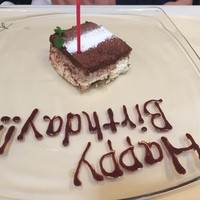 ラ・ベットラ・ダ・オチアイ ナゴヤ - ティラミス。Happy Birthday！