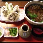 鶴華 波積屋 - 舞茸てんぷらそば