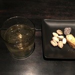 星のや軽井沢 - ライブラリーラウンジで頂いた白州ロック・チャーム