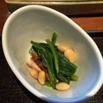 星のや軽井沢 - ほうれん草の和え物