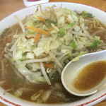 Ryuuen - 味噌ラーメン大盛り。めちゃくちゃ美味い！