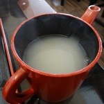 久保田 - 蕎麦湯は白濁