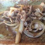 たつみ - 201512　たつみ　★豚肉と玉ねぎの生姜焼き（600円）★メイン