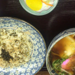 武蔵茶屋 - たかな定食 1166円