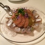 ドルチェ　ヴィータ - 鯛、太刀魚、海老のサラダ仕立て