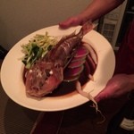 くろさわ東京菜 - ほうぼうの姿蒸し2015,12