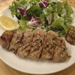 カフェ パシフィカ - 厚切り豚ロースのグリル マスタード添え