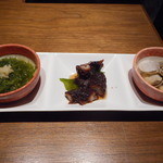 一家　駅南　ひっこみ滋庵 - 前菜3種盛り