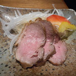 一家　駅南　ひっこみ滋庵 - 合鴨ロースのステーキ