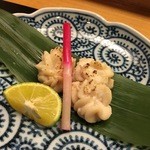 寿司処静 - たちを炙ってもらった　　2015.12.08