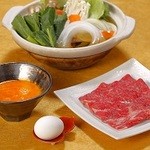 Dining Restaurant ENGAWA - 霜降り牛　しゃぶすき鍋