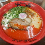 なんつッ亭 - 赤マー油鶏白湯らーめん