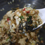 そばうさ - スタミナ冷まぜうどん（850円）付属の追い飯