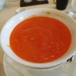 広東料理 台場 楼蘭 - 蟹の卵とタラバ蟹肉入りふかひれスープ