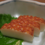 手打ち蕎麦 ほかげ - 鱧板　ズームアップ