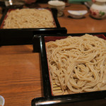 手打ち蕎麦 ほかげ - 小海老かき揚げ（冷たい蕎麦）大盛り＆せいろ