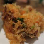 手打ち蕎麦 ほかげ - 小海老かき揚げ　ズームアップ