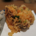手打ち蕎麦 ほかげ - 小海老かき揚げ　ズームアップ