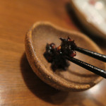 手打ち蕎麦 ほかげ - 蕎麦味噌舐める