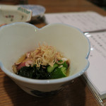 手打ち蕎麦 ほかげ - 明石蛸と胡瓜の酢の物