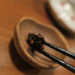 手打ち蕎麦 ほかげ - 蕎麦味噌舐める