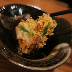 手打ち蕎麦 ほかげ - 小海老かき揚げ喰らう