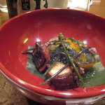 泰もと - 蛸と南瓜の炊き合わせ